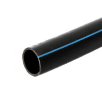 CYKLON ТРУБЫ НАПОРНЫЕ из полиэтилена ПЭ100 Труба напорн. ПЭ100 DN110х8,1 PN12,5 SDR 13,6 с син. полосой, метровая разметка (Отрезок 12м или бухта 100м)