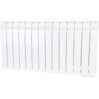 Global VOX- R 500 14 секций радиатор алюминиевый нижнее правое подключение (белый RAL 9010)