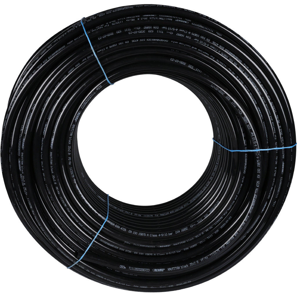 Труба отопительная REHAU RAUTITAN black 20х2,8, метр, (180)
