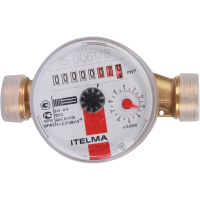 ITELMA счетчик горячей воды WFW20.D110 WFW20.D110 Ду=15мм, L=110мм (48684)