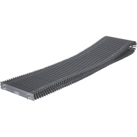 STOUT SCG-1100-0024220 STOUT Решётка роликовая для конвектора, ширина 240, длина 2200 (анодированный алюминий)