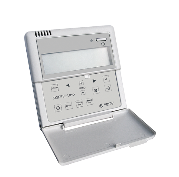 Компактная приточно-вытяжная установка SOFFIO UNO с Wi-Fi модулем RCS-1800-U+RCE-WFM