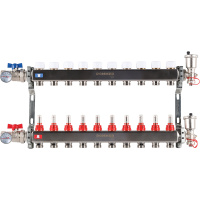 ROMMER RMS-1210-000010 ROMMER Коллектор из нержавеющей стали в сборе с расходомерами 10 вых.