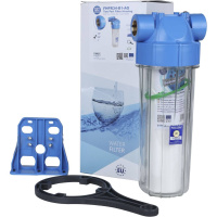 AquaFilter Фильтр 10SL,с возд. кл., лат. резьба 3/4"-ИТАЛЬЯНСКИЙ.Корпус, кронш, ключ и картр FHPR34-B1-AQ. (12)