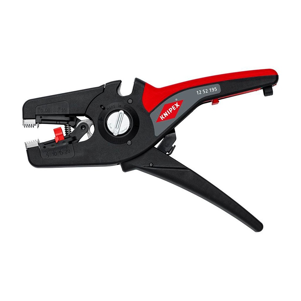 Стриппер KNIPEX PreciStrip 16 автоматический, 0.08-16 мм2 AWG 28-6, 195 мм, SB, KN-1252195SB