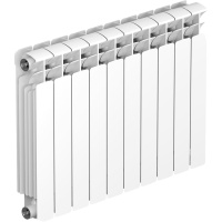 RIFAR BASE 500 10 секций радиатор биметаллический боковое подключение (белый RAL 9016)