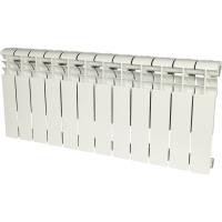 ROMMER Profi 350 (AL350-80-80-080) 12 секций радиатор алюминиевый (RAL9016)