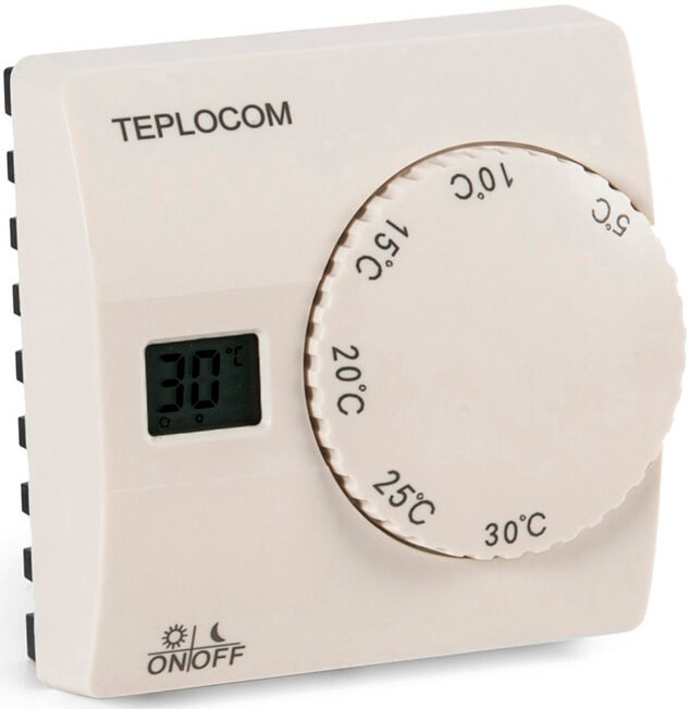 Термостат комнатный механический Teplocom TS-2AA/8A