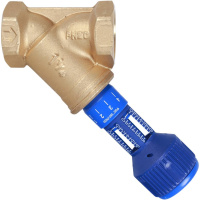 Cimberio Клапан балансировочный ручной 727ОТ 1.1/4 обычн. латунь Kvs=21,6 PN20 BB без изм. ниппелей Cimberi