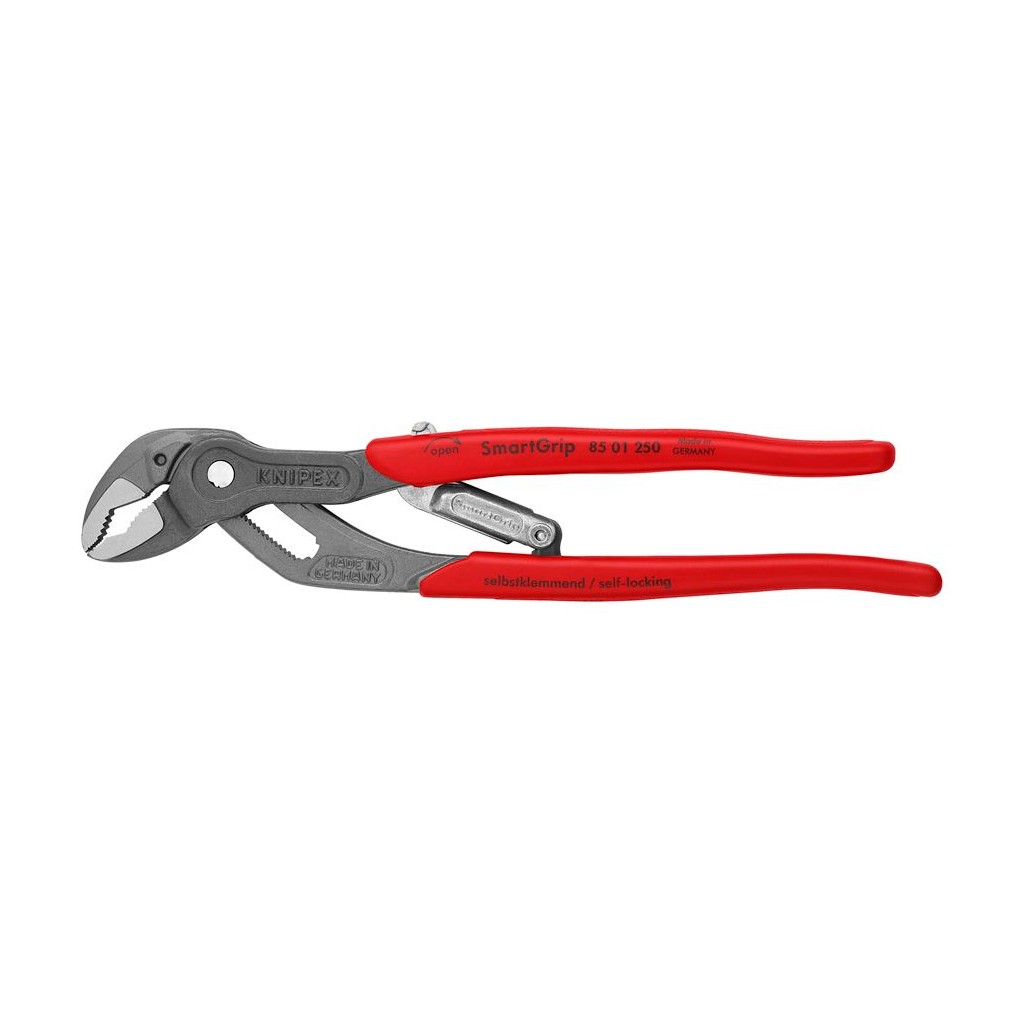 Клещи KNIPEX SmartGrip переставные с автоустановкой, зев 32 мм, длина 250 мм, фосфатированные, KN-8501250