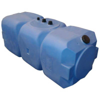 АНИОН Баки для воды Танк 500 л горизонтальный с фланцем и крышкой с клапанами, со сливом