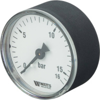 Watts F+R100(MDA) 50/16x1/4" Манометр аксиальный 50 мм, 0-16 бар.