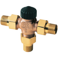 HEIMEIER Клапан регулирующий трехходовой разделительный 4160 , наружная резьба, DN 25, Kvs = 5,12 м3/ч, PN10, Tmax = 120?C, материал корпуса - бронза