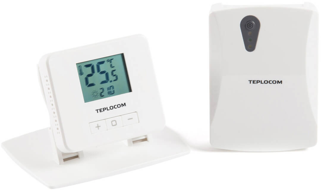 Термостат комнатный беспроводной Teplocom TS-2AA/3A-RF
