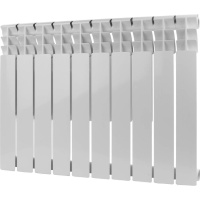 ROMMER Optima BM 500 Optima BM 500 10 секций радиатор биметаллический (RAL9016)