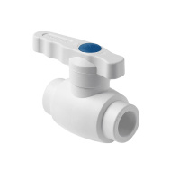 Pro Aqua PA40012 Pro Aqua d= 32 PP-R Шаровой кран полнопроходной Ultra Белый