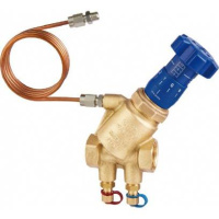 Cimberio Клапан балансировочный автомат. 718LP 1/2 регулятор перепада давл. 5-30 кПа PN16 ВВ c имп. трубк