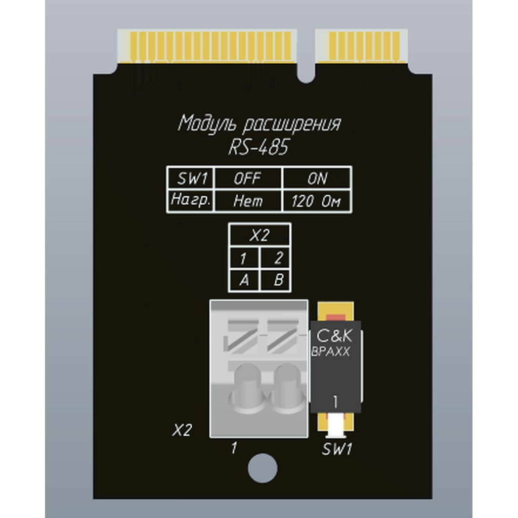 Плата расширения Stahlmann Smart. RS-485, 2287309
