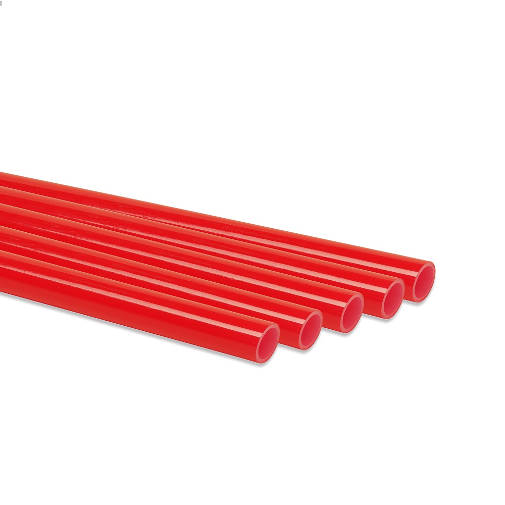 Труба ROMMER PEX из сшитого полиэтилена с кислородным слоем, красная, 20х2,0 (бухта 500 метров), RPX-0002-502020