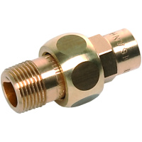 Sanha 4331g сгон ВП-НР, бронза, с плоским уплотнением 22x1/2, для медных труб под пайку