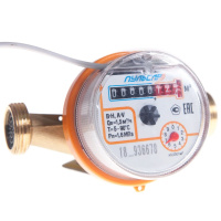 Пульсар Н00003019 счетчик воды импульсный Пульсар 80мм, Ду15, с монтажным комплектом, универсальный МПИ 6 лет