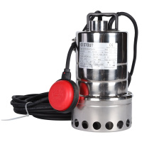 STOUT SPD-0002-200450 насос дренажный, с поплавком, нерж.раб.колесо, кабель 10 м, 230V, Q=175 л/мин, H=7,1 м