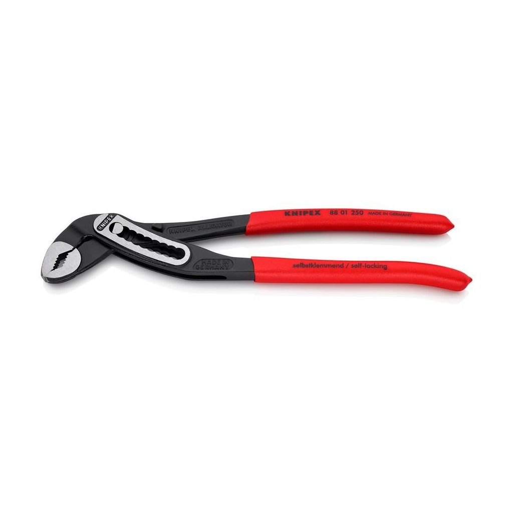 Клещи KNIPEX ALLIGATOR переставные, зев 50 мм, длина 250 мм, фосфатированные, обливные ручки, KN-8801250