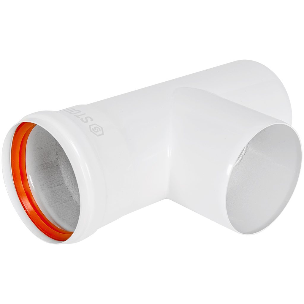 STOUT SCR-0080-000014 STOUT Конденсатоотводчик Т-образный традиц. D80(п-м)с заглушкой и патрубком, SCR-0080-000014