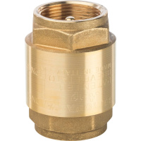 *SVC-0001-000032 STOUT 1 1/4" Клапан обратный пружинный муфтовый с металлическим седлом
