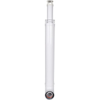ROMMER RCA-6010-211000 Комплект дымохода АНТИЛЕД 60/100 - 1000мм (Baxi (кроме ECO Nova/Classic), Viessmann, Kiturami, Mizudo, Beretta, Oasis, Wolf, Tiberis, DeDietrich ) хомут в комплекте