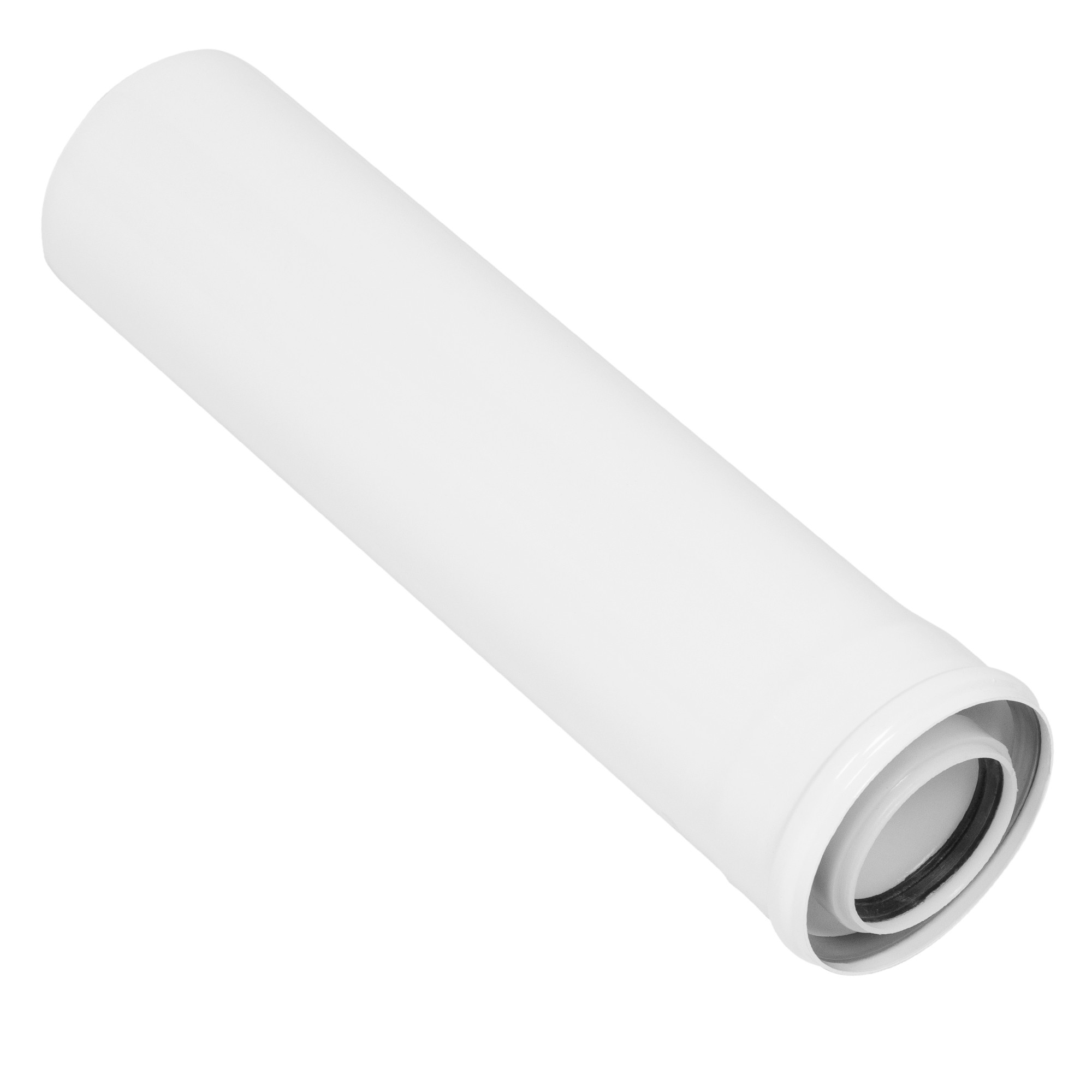 Удлинитель коаксиального дымохода раструбн. Royal Thermo 80/125, 500 мм для конденсационных котлов