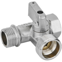 BUGATTI Minnesota Кран шаровой-тройник для подключения сантех. приборов 1/2 x1/2 x3/4