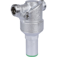 FAR Фильтр 1/2" (НР-ВР) с манометром, 100 мкм, Max 95C, 25 бар