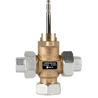 HEIMEIER Клапан регулирующий двухходовой CV 216 RGA с ходом штока 12 мм, внутренняя резьба, DN 20, Kvs = 6,3 м3/ч, Tmax = 150C, PN16, материал корпуса - бронза (в комплекте с патрубками)