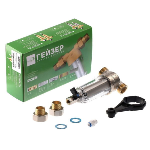 Гейзер 32667 фильтр Гейзер-Бастион 111 3/4" для холодной воды d60