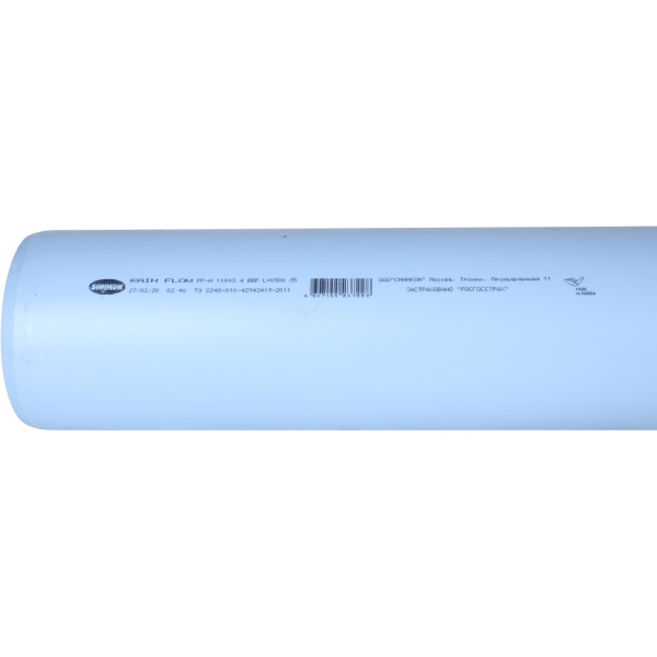 Sinikon Rain Flow Труба D 110 x 3,4 SN4 SINIKON Rain Flow 500 м
