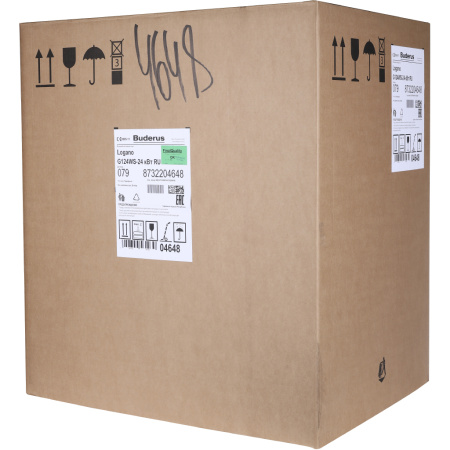 Газовый напольный котел Buderus 240 кв.м. одноконтурный 24 кВт