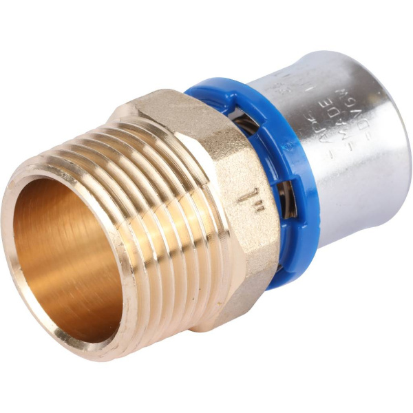 APE Переходник с наружной резьбой 1"х26 для металлопластиковых труб прессовой