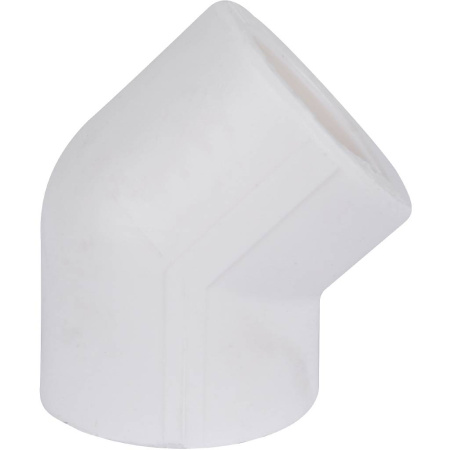 Kalde Kalde Россия d=32 Угольник 45* для полипропиленовых труб под сварку (цвет белый)
