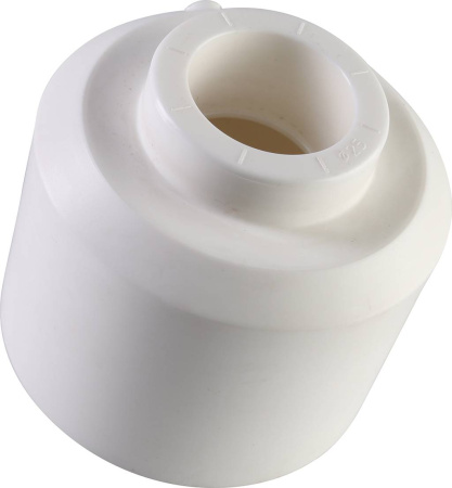 Политэк 63х25 Муфта переходная внутр./наруж. для полипропиленовых труб под сварку (цвет белый)