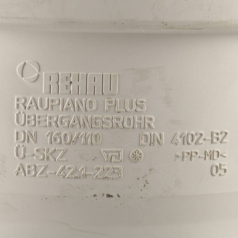 REHAU RAUPIANO PLUS 11240391001 Переходник 160/110