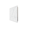 Отопительная панель STOUT WHITE STONE SCT 60*60 белый гранит / белый корпус, SCT-00WW-006060