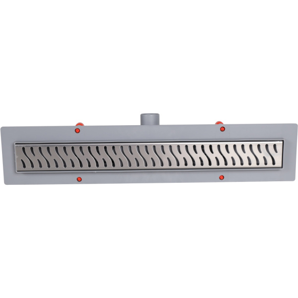 Водоотводящий желоб Chudej HARMONY с боковым сливом O40 MCH рамка пласт. 550 мм, CH 550 H