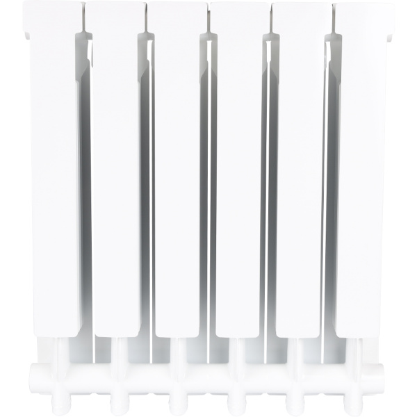 STOUT ALPHA 500 6 секций радиатор алюминиевый боковое подключение (белый RAL 9016)