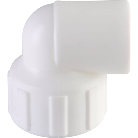 Политэк 20x3/4" Угольник с внутренней резьбой для полипропиленовых труб под сварку (цвет белый)