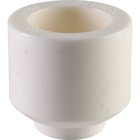 Политэк 50х20 Муфта переходная внутр./наруж. для полипропиленовых труб под сварку (цвет белый)