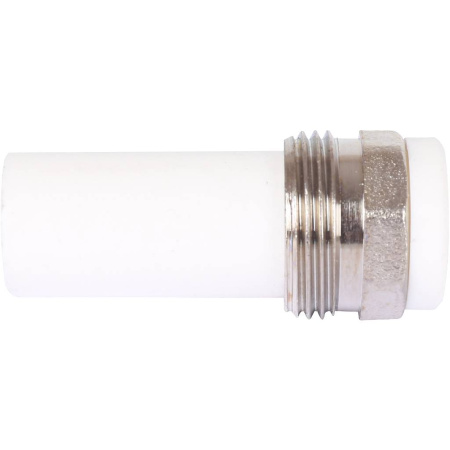 Kalde Штуцер с гайкой наружная резьба для полипропиленовых труб 20х3/4"