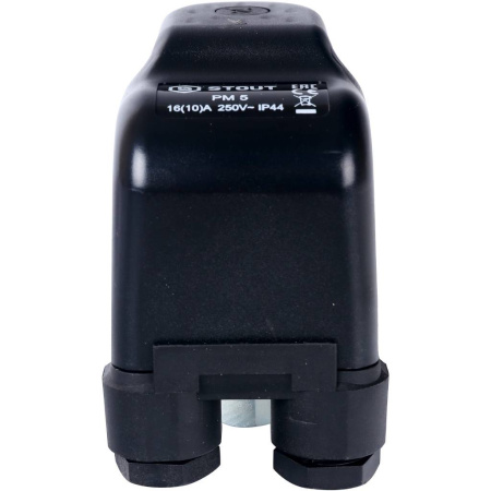STOUT SCS-0001 Реле давления для водоснабжения PM5G, 1-5 бар, 1/4", с накидной гайкой.