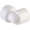 Политэк 25x3/4" Угольник с внутренней резьбой для полипропиленовых труб под сварку (цвет белый)
