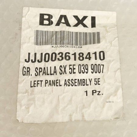 003618410 BAXI левая панель в сборе